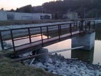 Stav hladiny 24.03.2012 - juhovýchodný roh jazera Nováky malé stavidlo