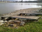 Stav hladiny 30.03.2012 - od 28.03. sa jazero pomaly napúšťa